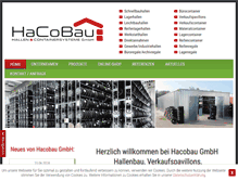 Tablet Screenshot of hacobau.de